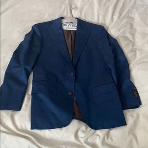 Blue Suit Supply Suit Jacket 38